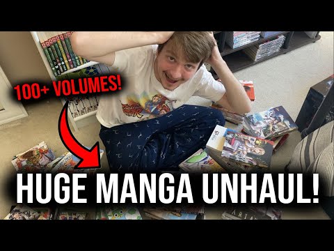My first MASSIVE manga Unhaul! (100 volumes)