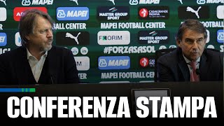 La conferenza post mercato di Carnevali e Palmieri