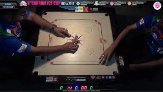 FINAL(MS) PRASHANT MORE (INDIA) VS IRSHAD AHMED (INDIA) | 8th CARROM ICF CUP INDIA 2019