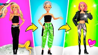 15 SMART DOLL MAKEOVERS 🤫 Dollhouse Craft | DIY Doll Accessory