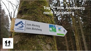 Ahrsteig, Etappen 3 und 4: Von Aremberg über Insul nach Kreuzberg