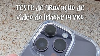 iPhone 14 Pro: Teste das câmeras para a gravação de vídeos