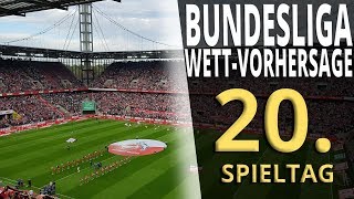 Bundesliga Vorhersage zum 20. Spieltag ⚽ Fußball-Tipps, Prognosen und Wettquoten 💰✊