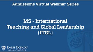 ITGL Extended Learning webinar 11/13