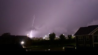 8/2/2023 | Early Morning Heavy Thunderstorm Sounds and Constant Lightning Show - Maryville, MO