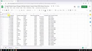 Google Sheets Import Range Multiple Sheets Import Data With Query Function Part 2