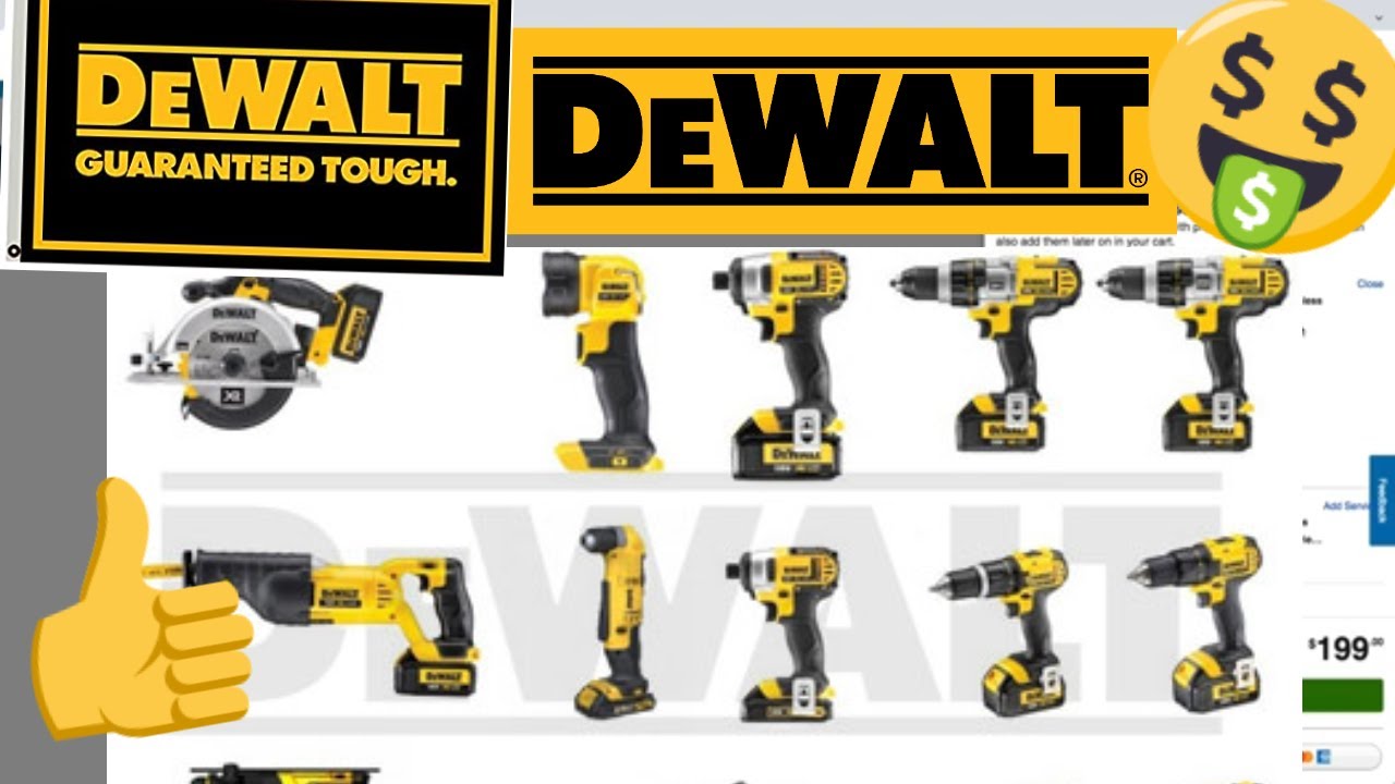 13 DeWalt Tool Deals ! Plus A FREE DeWalt Gift ! Don't Miss OUT ! - YouTube