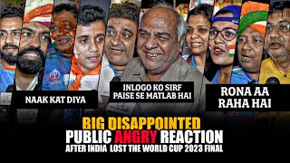 Public ANGRY Reaction after India Loss The World Cup 2023 Final Against Australia | LIVE