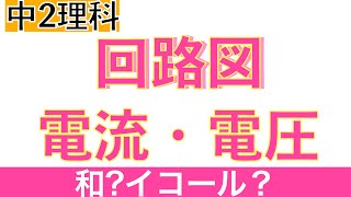 【短時間で用語チェック!!】回路図、電流・電圧〔現役講師解説、中学2年、理科〕