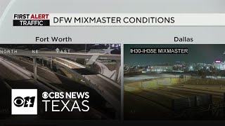 A look at best, worst road conditions in DFW as ice remains on roads after winter storm