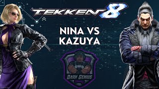 Epic Showdown: Nina Takes on Kazuya in Intense Ranked Battle!