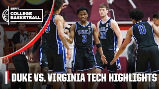 Duke Blue Devils vs. Virginia Tech Hokies |  Game Highlights