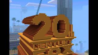 20th Century Fox And Fox Searchlight Pictures Logo Minecraft TCF FSP