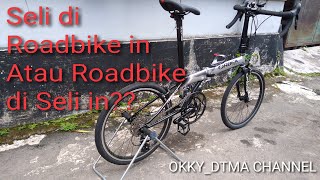 Sepeda Lipat Balap Ala Orbea Fold Roadbike Custom Element City Smart Welding // Bengkel Kost - DTMA