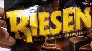 Riesen Chocolate Chews Unwrapping And Review. [Sir Sebastian]