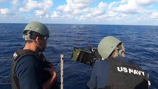 USS Detroit (LCS 7) Weapons Training