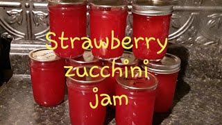 Strawberry zucchini jam