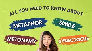 Metaphor, simile, metonymy, synecdoche - all explained in 5 minutes