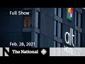 CBC News: The National | Issues at quarantine hotels for travellers | Feb. 28, 2021