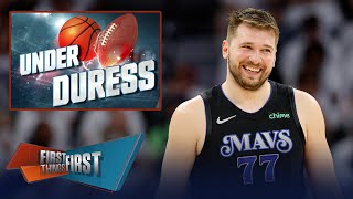 Luka Dončić, Nick Wright & Mavs are Under Duress in Game 5 vs. T-Wolves | NBA | FIRST THINGS FIRST
