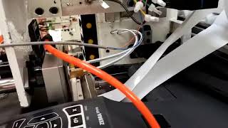 zebra label printer working--wood panel cutting production line