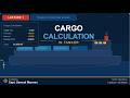 Cargo Calculation in Tanker