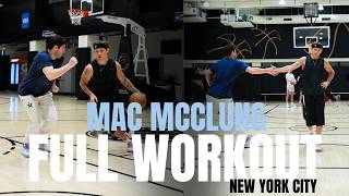 Mac McClung FULL Uncut Workout at NBPA facility in NYC!