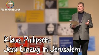 Jesu Einzug in Jerusalem (Matthäus 21, 1-11)