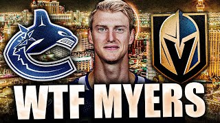 ANOTHER TYLER MYERS DISASTER FOR THE VANCOUVER CANUCKS… (Frustrating Loss VS Vegas Golden Knights)