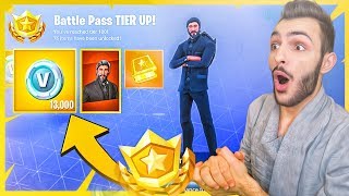 فورت نايت : شراء البتل باس كامل _ 13000 الف كوينز