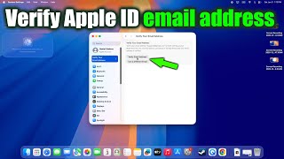 How to verify apple id email address on Mac