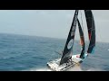 Incredible Malizia Drone Footage and Passing Biotherm. The Ocean Race Southern Ocean Fleet Compact