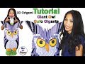 Origami 3D Giant Owl Tutorial (A4) - Gufo Gigante Tutorial Origami 3D (A4)