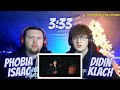 PHOBIA ISAAC X DIDIN KLACH - 3:33 (CLIP OFFICIEL) Prod BY FIFO | Reaction!!