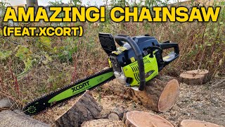 가성비란 이런것이다!? 엔진톱 18인치 45cc 동급최강! amzing chainsaw 초보자들도 쉽게 사용할수있는 체인톱! XCORT