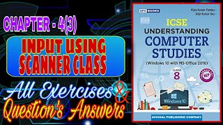 Basics of Java Programming | Unit III: Input using Scanner Class | Class 8 Computer Answer | 2024-25