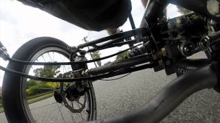 EATSRHPV tilting and full suspension rolling test down hill