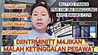 WADUH DI TERMNIIIT M4JIK4N PMI HK NI KETINGGALAN PESAWAT! KO BISA PESAWAT TERBANG SEBELUM JADWAL CUY