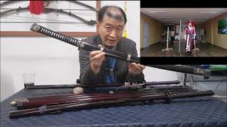 전시 할인검소개 sale sword Tameshigiri Iaido Japanese Sword Style Korea Sword Katana 도검 할인 충무공도, 일본도 스타일