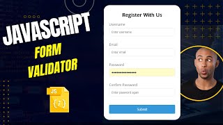 Form Validation Using JavaScript | Project With Vanilla JavaScript | Form Validator