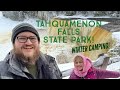 Winter Camping at Tahquamenon Falls State Park in Michigan's Upper Peninsula!