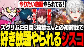 【CRカップ】スクリム2日目、葛葉さんとの初対戦で好き放題やられてしまうシスコ【スト6/ふらんしすこ/切り抜き】