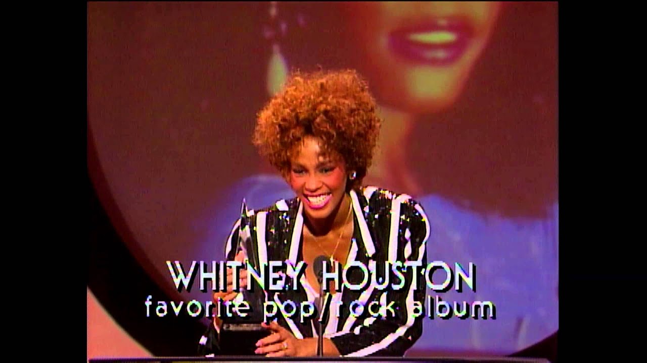 Whitney Houston Wins Pop/Rock Album - AMA 1987 - YouTube