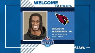 12Sports reacts to Cardinals drafting Marvin Harrison Jr.