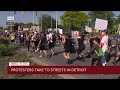 Protesters take to the streets in Detroit for another day