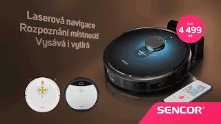 Sencor - Robotické vysavače s mopem od 4 499,-  /15s/