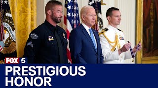 Biden issues medals of valor to members of NYPD and FDNY