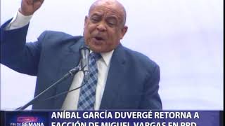 Aníbal García Duvergé retorna a facción de Miguel Vargas en PRD