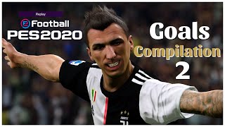 Pes 2020 - Realistic Gameplay Compilation #2 Goals,Skills & GoalKeeper Saves- PS4 HD