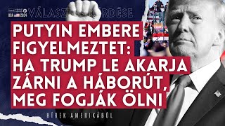 Figyelmeztetés Putyinéktól: ha Trump megpróbálja lezárni az ukrajnai háborút, úgy végzi mint Kennedy